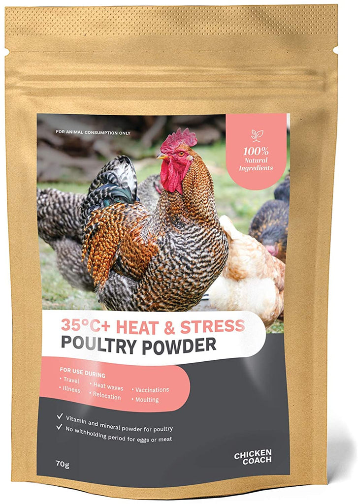 35oC Heat + Stress Poultry Supplement 70g — Chicken Coach